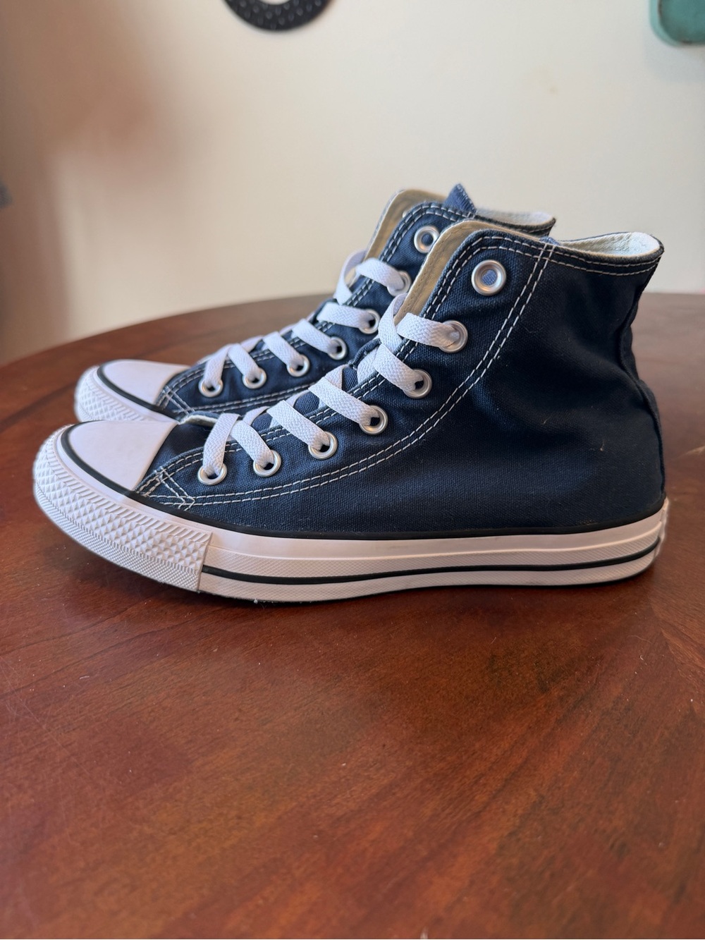 Converse All Star High Top Sneakers Navy Blue Women’s Size 8 Shoes Men’s 6